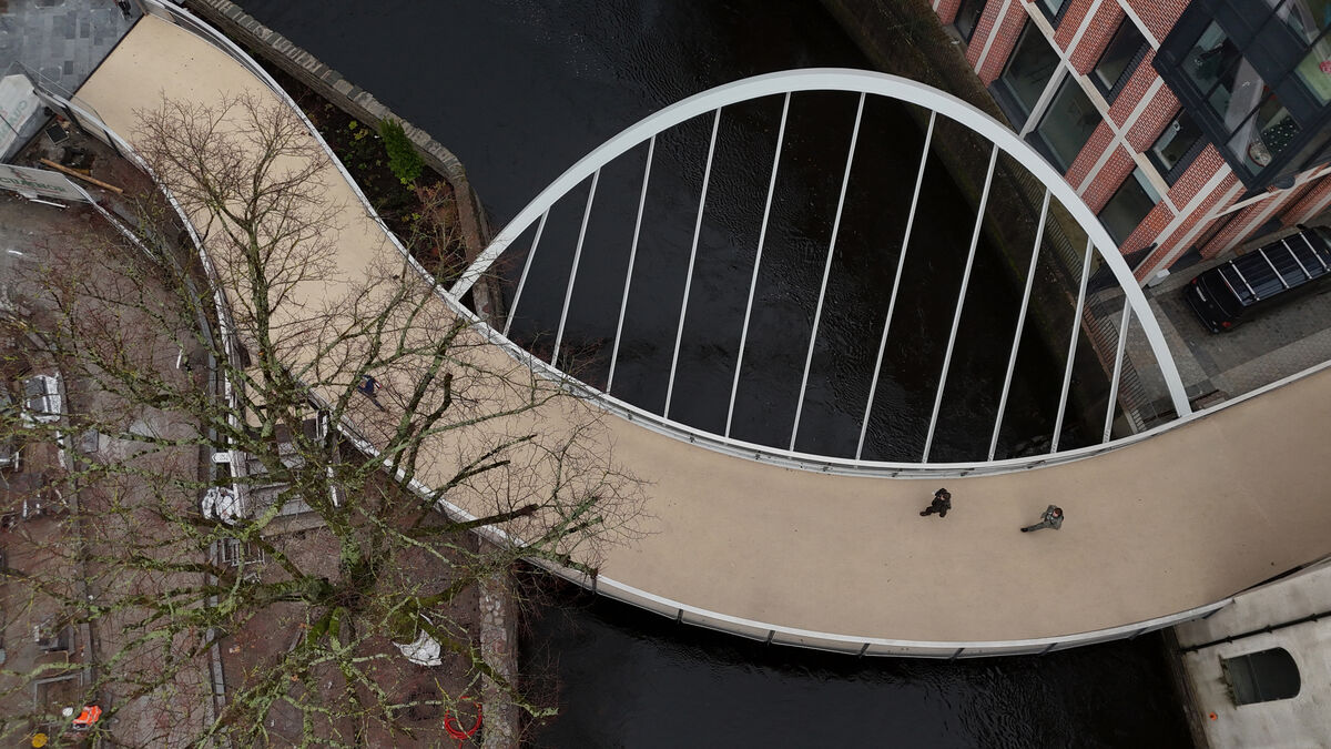 New bridge linking Lamley's Lane by former Beamish site with Wandesford Quay