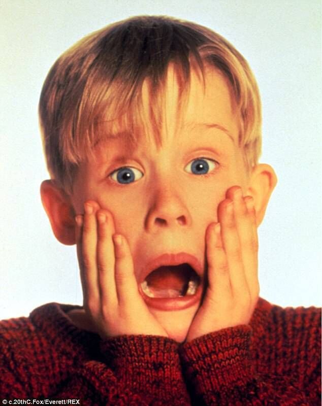Macauley Culkin in Home Alone.
