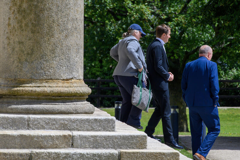 Catherine O'Brien leaving Waterford Circuit Court where she had pleaded not guilty to three charges of deception regarding the purchase, transport and insurance of a French horse. File picture: Dan Linehan Catherine O'Brien leaving Waterford Circuit Court where she had pleaded not guilty to three charges of deception regarding the purchase, transport and insurance of a French horse. File picture: Dan Linehan