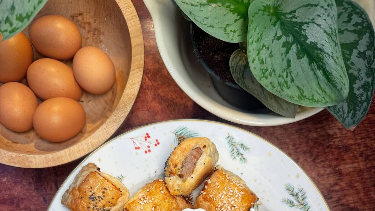 Pork and Stuffing Sausage Rolls