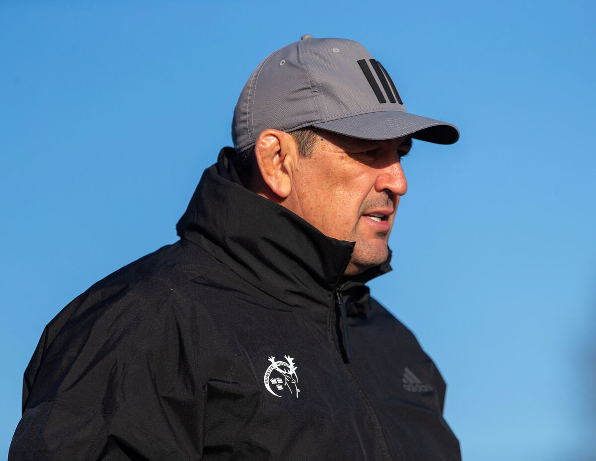 Munster head coach Clayton McMillan. Pic: ©INPHO/Tom O’Hanlon