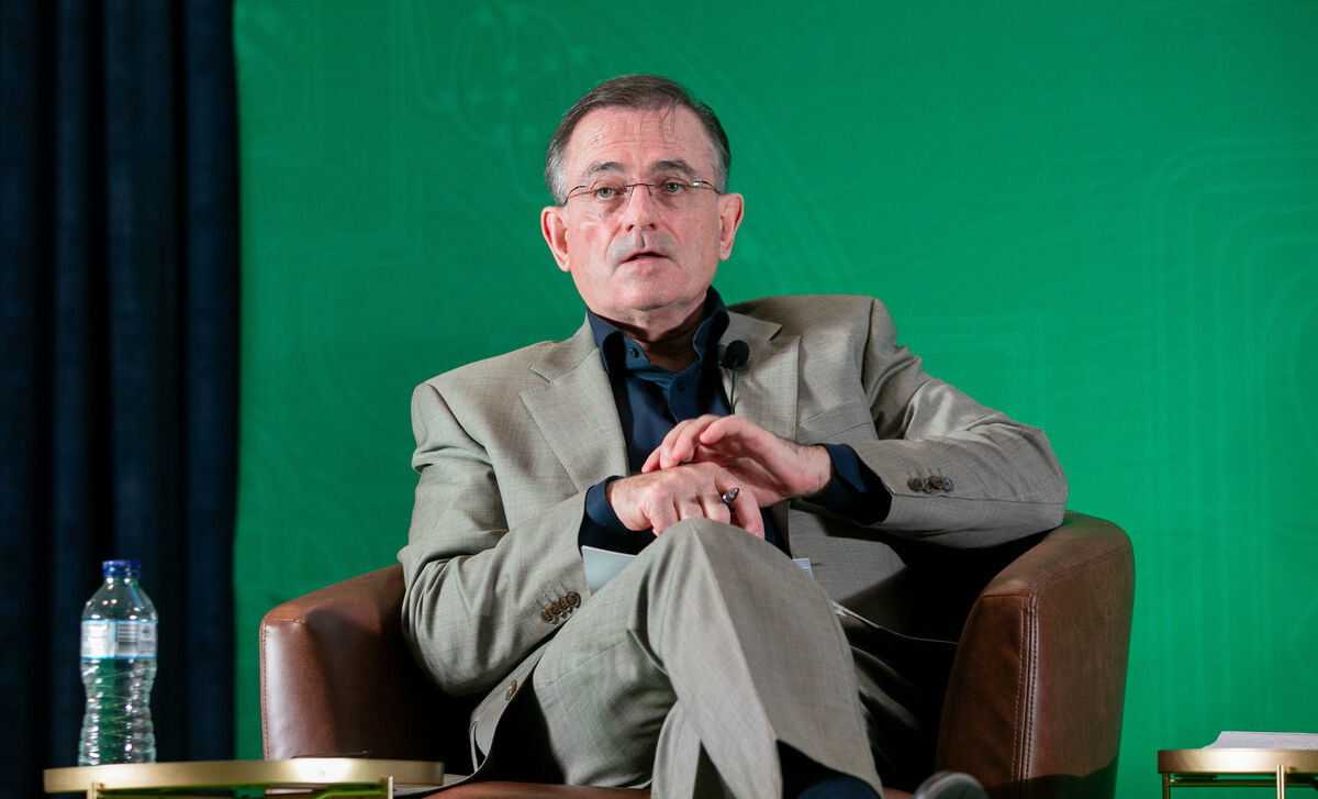 Eddie Hobbs speaking during the IRL Forum at the Pillo Hotel, Ashbourne, Co Meath, last Saturday. Picture: Gareth Chaney 