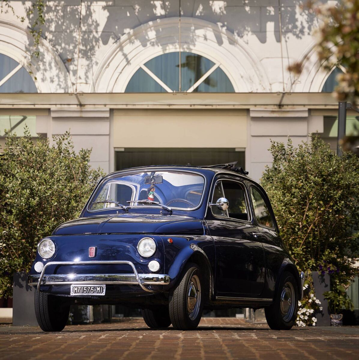Federico Vaccari gives unique tours in his grandfather’s restored shiny black Fiat 500, you can book through the Avani hotel in Milan. 