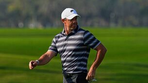 <p>Rory McIlroy. Pic: AP Photo/Fatima Shbair</p>