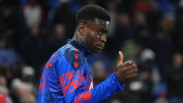 <p>Crystal Palace’s Marc Guehi is on the verge of joining Manchester City. Pic: Adam Davy/PA</p>