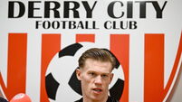 Derry City Unveil New Signing James McClean