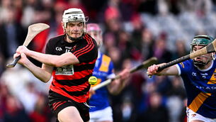 <p>Mikey Mahony of Ballygunner scores his side's first goal. Pic: Piaras Ó Mídheach/Sportsfile</p>