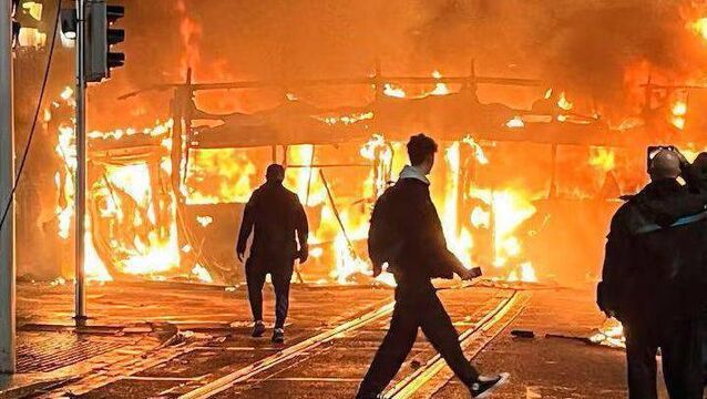 <p>Rioting in Dublin in November 2023. File picture</p>