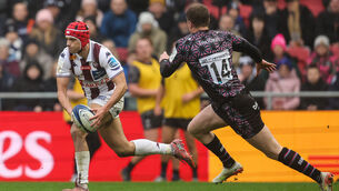 <p>Union Bordeaux Bègles' Louis Bielle-Biarrey on the attack. Pic: Bryan Keane/Inpho</p>