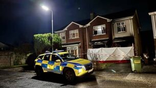 <p>The scene of Saturday evening’s fatal house fire in Limerick, where the body of a woman was recovered by firefighters. The deceased has since been named as Marguerite 'Marge' Neville. </p>