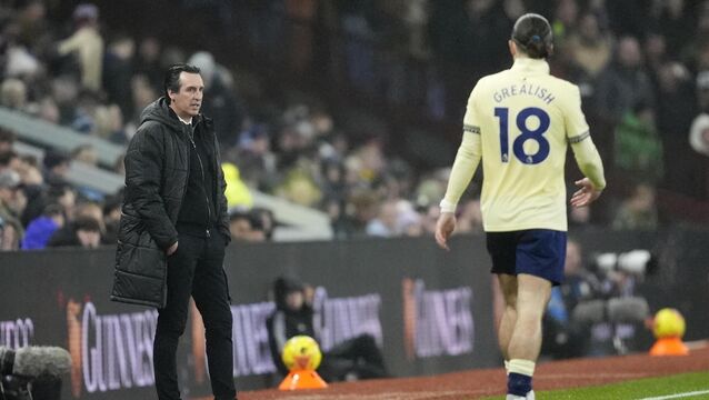 <p>Unai Emery’s Aston Villa lost at home to Everton (Nick Potts/PA)</p>