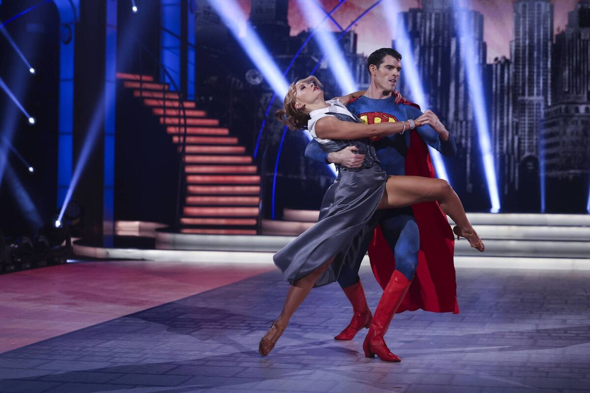 Olympian Philip Doyle opened the show as Superman