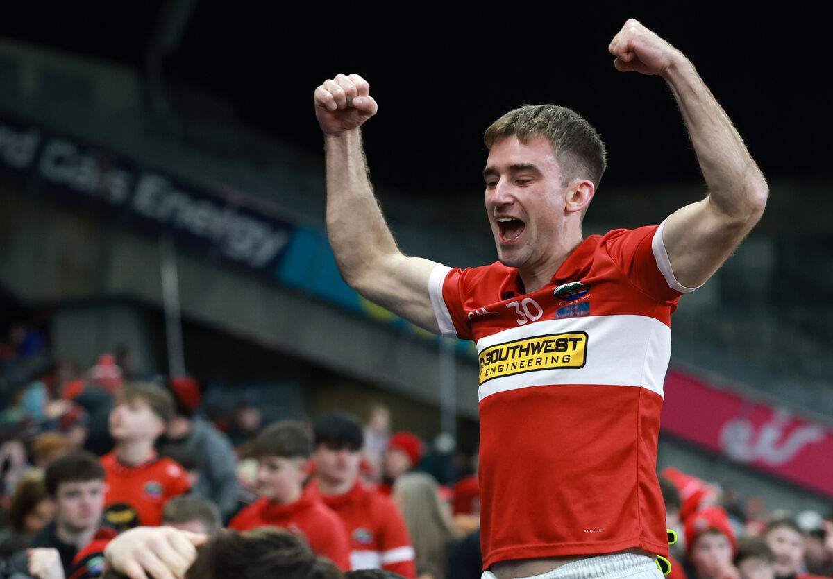 Dingle’s Conor O’Sullivan celebrates. Pic ©INPHO/James Crombie