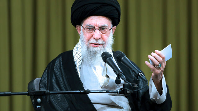 <p>Ayatollah Ali Khamenei said the protests had left ‘several thousand’ people dead (Office of the Iranian Supreme Leader via AP)</p>