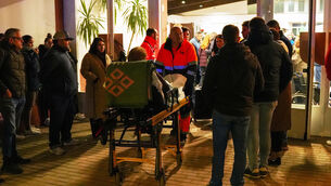 <p>A sports centre used as a makeshift hospital in Adamuz, near Cordoba. Picture: Europa Press via AP.</p>