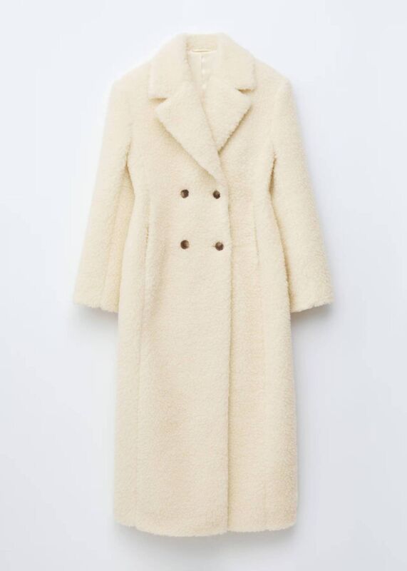 Shearling maxi coat, &amp; Other Stories, €279.