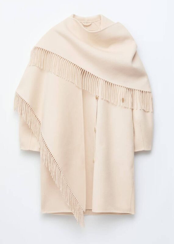 Fringed shawl wool coat, &amp; Other Stories, €349. 
