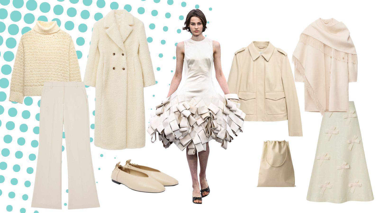 Wardrobe reset: Off-white Cloud Dancer makes its debut alongside seasonal brethren like Buttercream