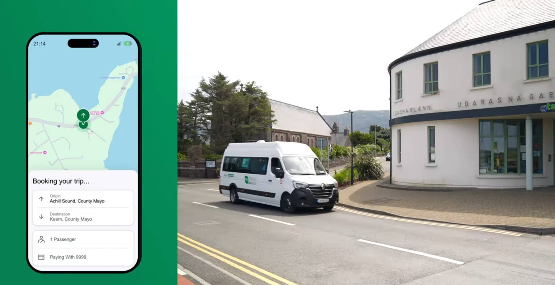 A bus that goes where you ask it to — service being piloted in Limerick, Kerry, and Mayo