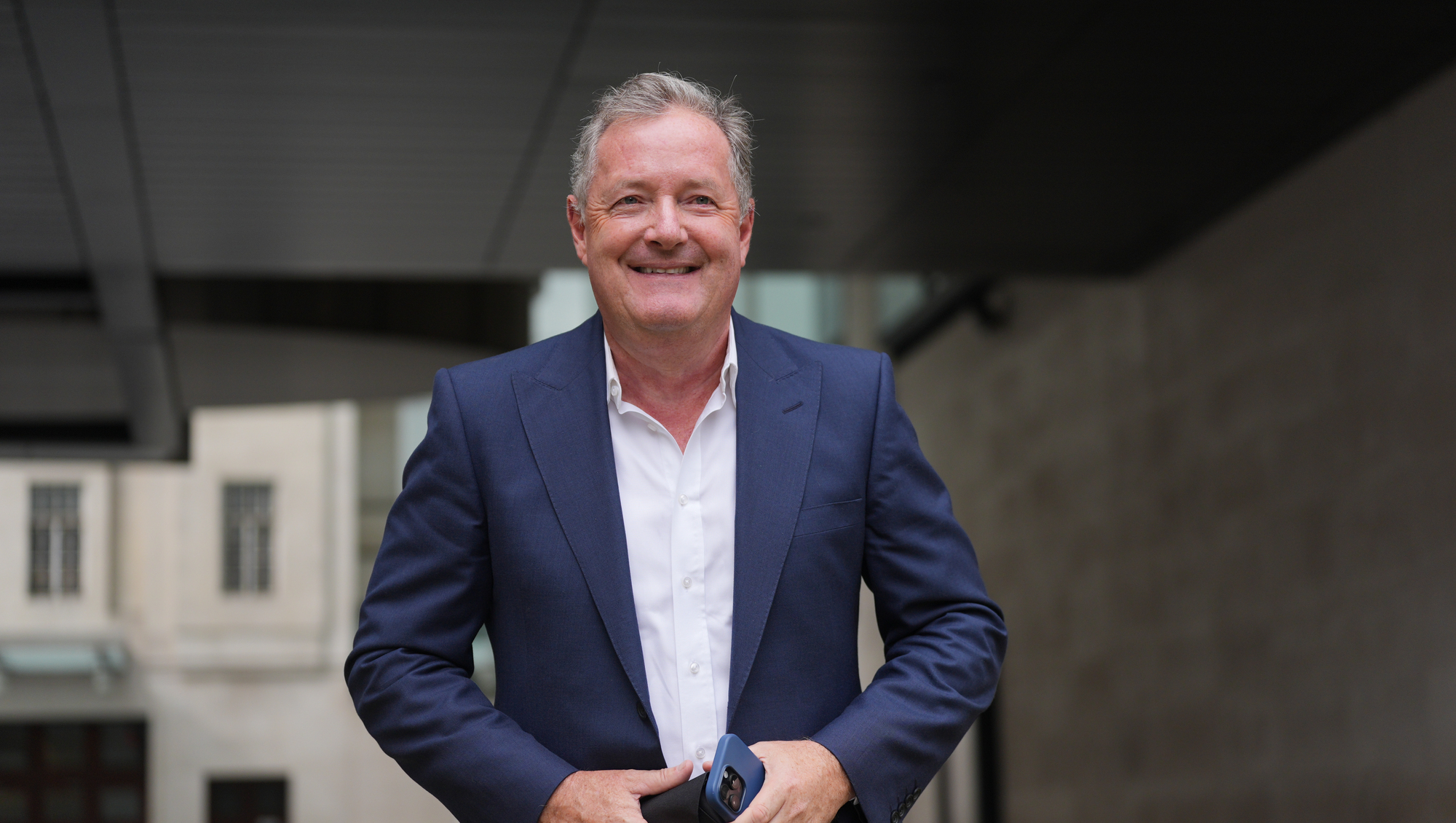 Presenter Piers Morgan in hospital after tripping on a step in London hotel