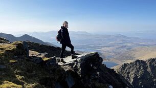 <p>At the summit of Carrauntoohil, Ireland's highest peak — that's the beauty of Wander Wild Festival: you can individually book the activities catering to your interests and tailor your day as you want. Pictures: Breda Graham</p>