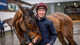 <p>Jack Kennedy and Romeo Coolio pictured at the launch of the 2026 Dublin Racing Festival, taking place at Leopardstown Racecourse on Saturday 31st January and Sunday 1st February. Pic: ©INPHO/Morgan Treacy</p>
