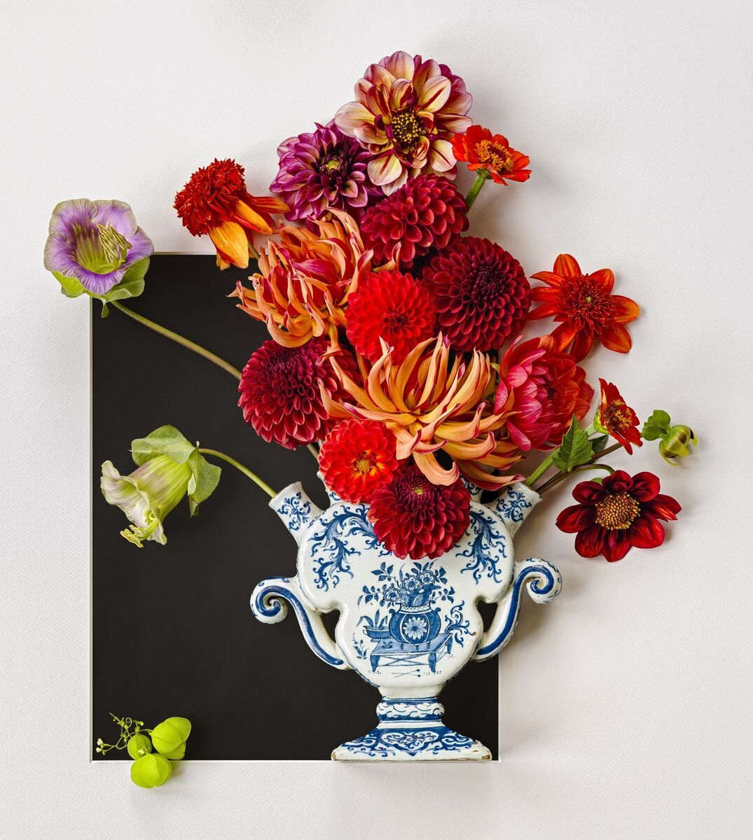 Delft vase at New York's Winter Show.