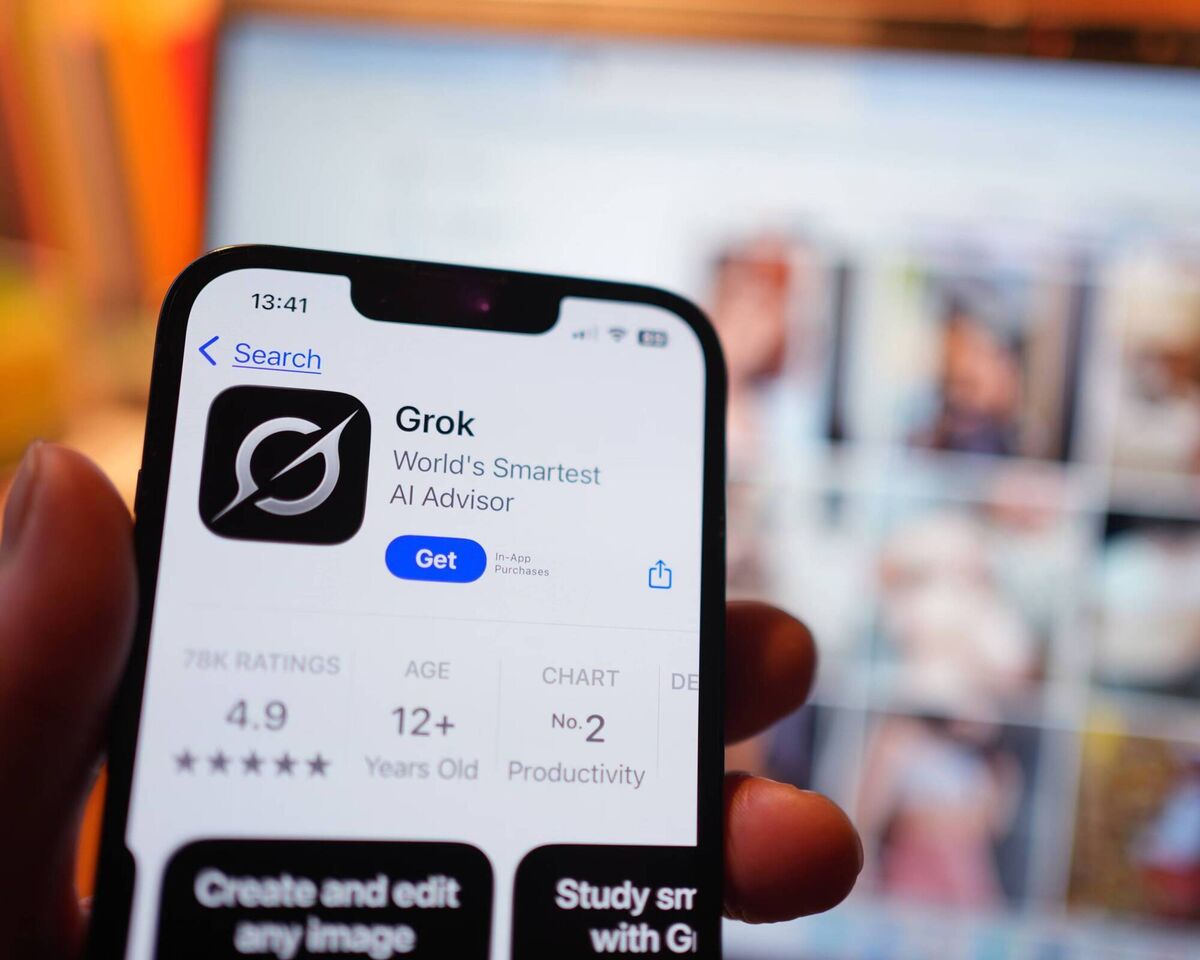 The renewed debate on young people's access to social media was sparked amid widespread anger after the Grok AI tool on X (Twitter) was used to 'nudify' without consent the images of women and children. Picture: Yui Mok/PA