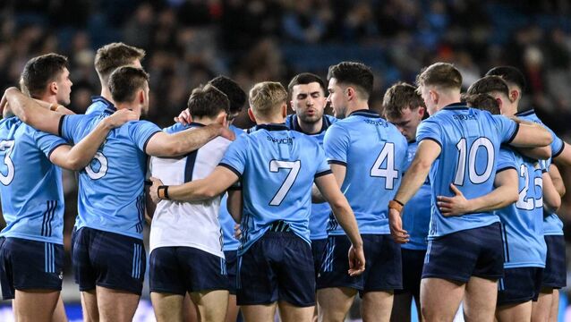 <p>Dublin players will not consent to being interviewed in front of Allianz signage. Pic: Daire Brennan/Sportsfile</p>