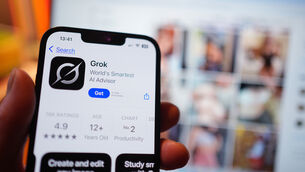 <p>The Grok AI tool on the social media platform X allows users to create non-consensual 'nudified' images from photos of real people, including children. Picture: Yui Mok/PA</p>
