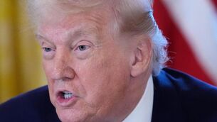 <p>Donald Trump shared the screenshots of the messages on Truth Social. Picture: Alex Brandon.</p>