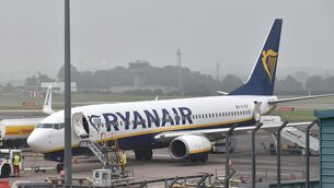 <p>The war of words between the two men kicked off last week after Mr O’Leary said he wouldn’t be installing SpaceX’s Starlink internet across Ryanair’s fleet. Picture: Dan Linehan</p>