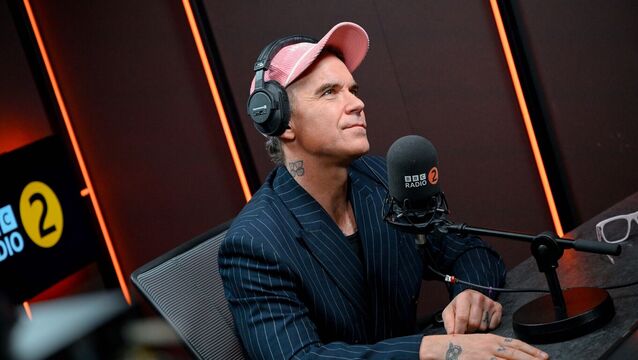 <p>Robbie Williams on The Scott Mills Breakfast Show (BBC Radio 2/PA)</p>