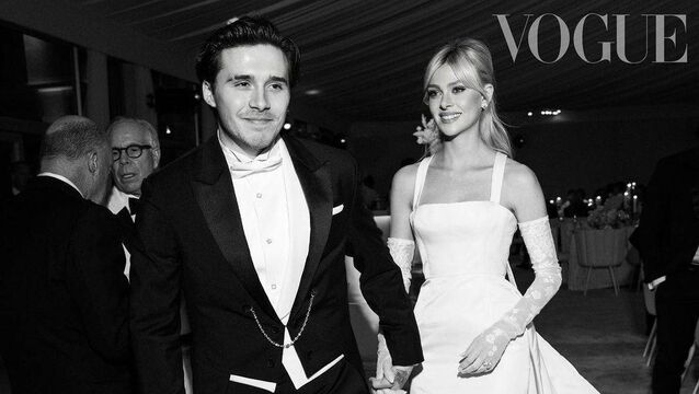 <p>It is alleged that the row began just before Brooklyn Beckham and Nicola Peltz were married. Picture: Brooklyn Beckham/Instagram/Vogue</p>
