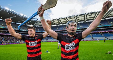 Ronan Power and Pauric Mahony cerebrate 18/1/2026