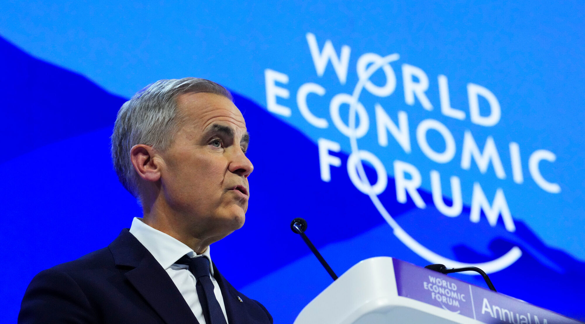 Mark Carney tells Davos the old world order is ‘not coming back’ as Trump heads to Switzerland