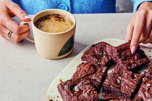 Sophie Richards’ salted caramel swirl brownies