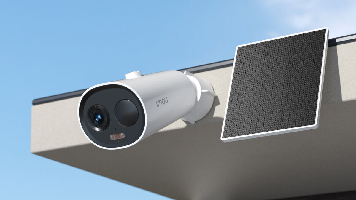 A compact outdoor camera that punches above its price. Clear video, smart alerts, and no cables to worry about. Picture: Imou. A compact outdoor camera that punches above its price. Clear video, smart alerts, and no cables to worry about. Picture: Imou.