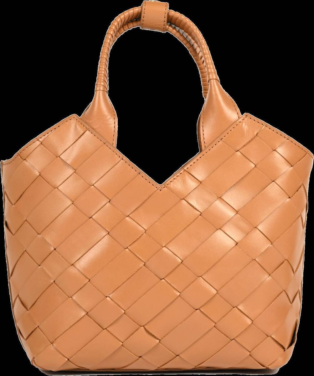  Handwoven Nappa Calf Leather Bag, €339, ALEO  Handwoven Nappa Calf Leather Bag, €339, ALEO