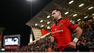 <p>John Hodnett has scored 16 tries in 87 appearances for Munster. Pic: Ramsey Cardy/Sportsfile</p>