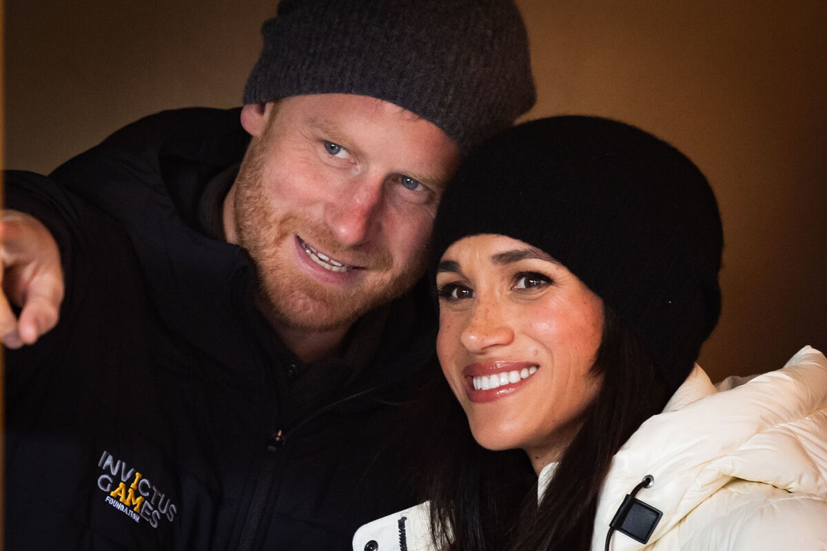 Prince Harry and Meghan Markle attending the 2025 Invictus Games in Whistler. Picture: PA