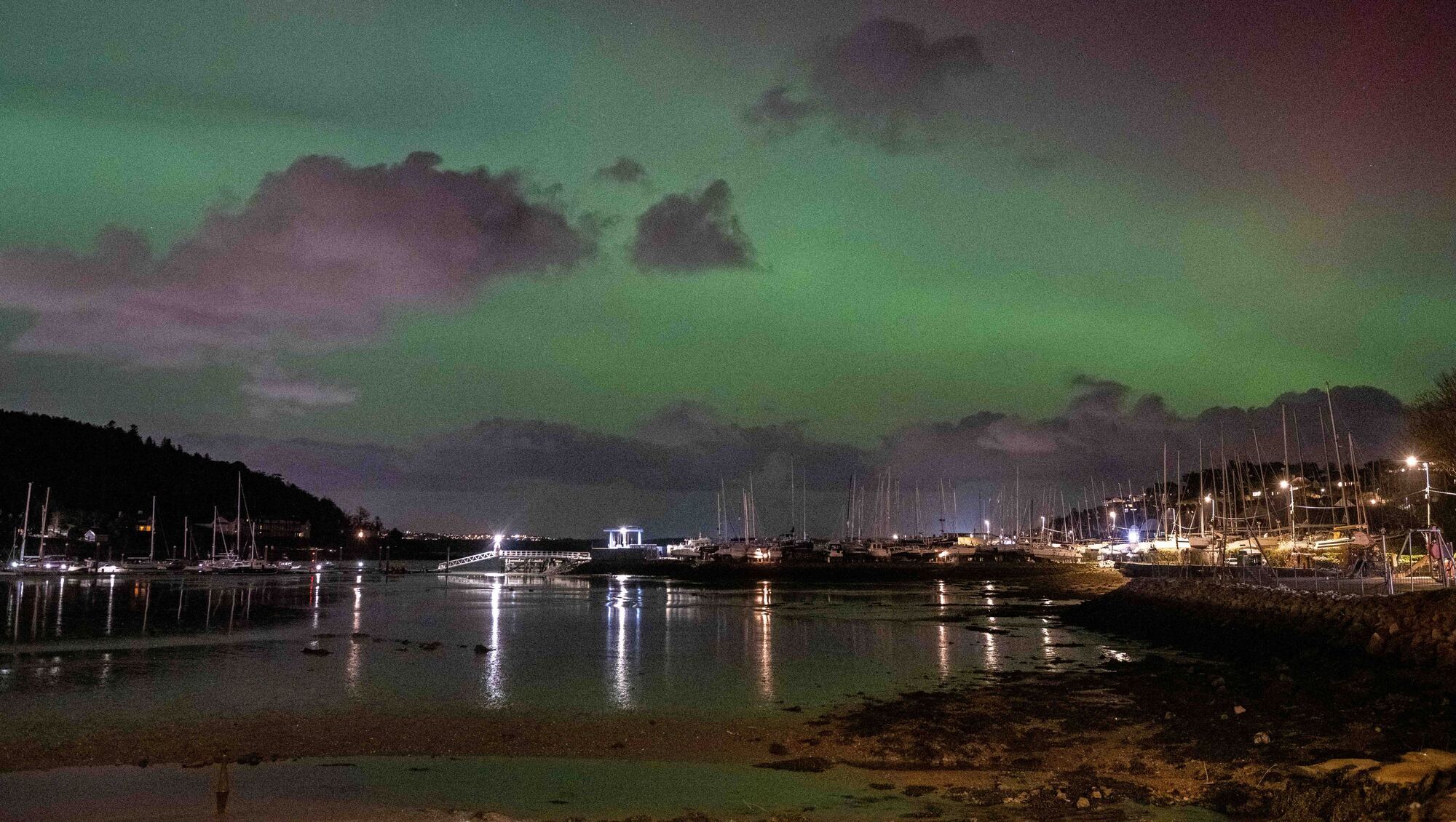The Northern Lights at Crosshaven, Co Cork, on  January 19, 2026. Pictures: Joleen Cronin