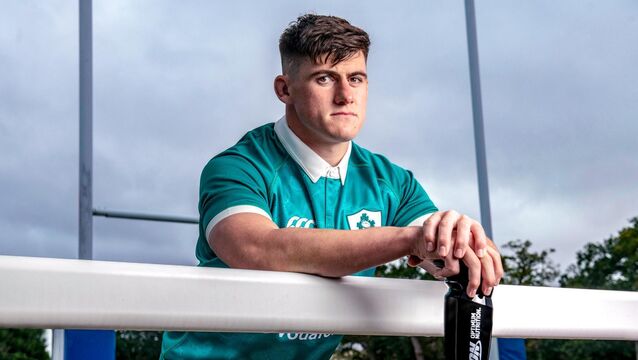 <p>New Optimum Nutrition ambassador Dan Sheehan at the launch of their 'Optimum Advantage' campaign. Pic: Leo Francis/Inpho</p>