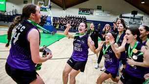 <p>Carrigtwohill celebrate with the trophy after the game. Pic: Nick Elliott/Inpho</p> <p>Carrigtwohill celebrate with the trophy after the game. Pic: Nick Elliott/Inpho</p>