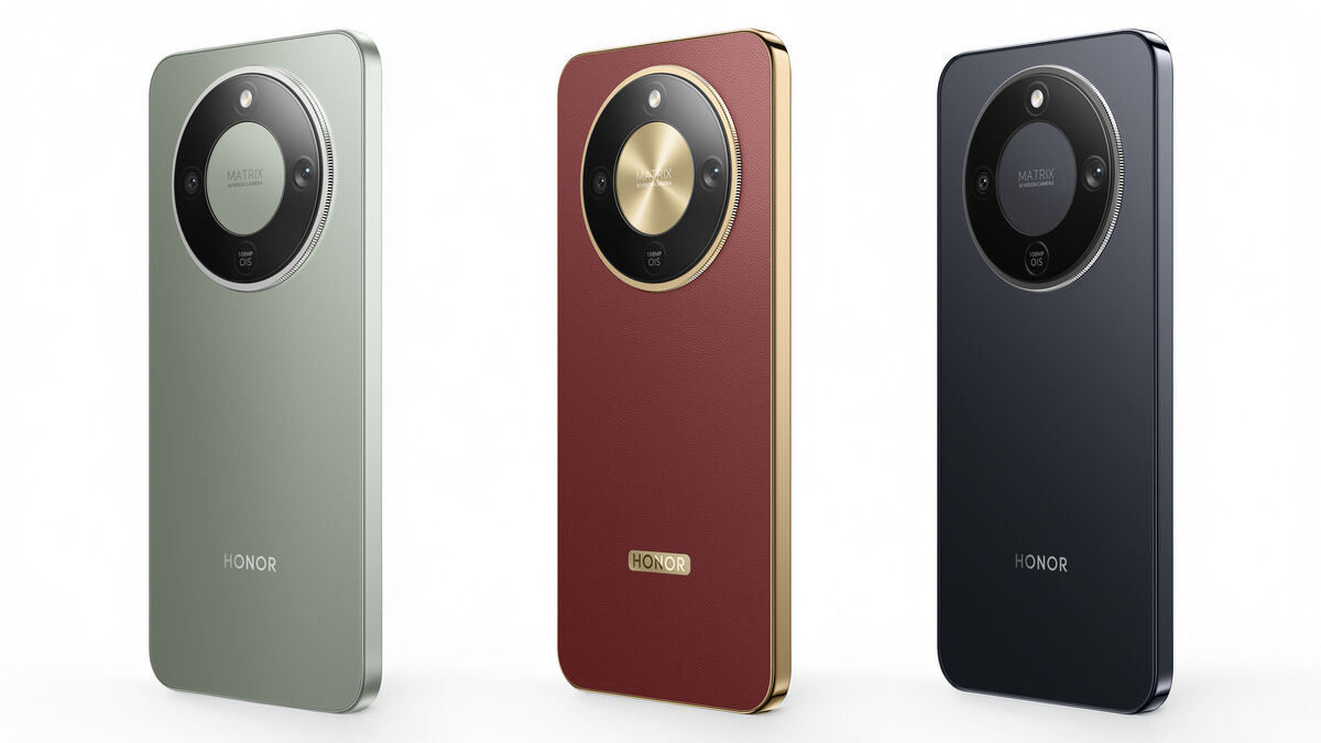 The Magic 8 Lite is available in Green, Red, Brown and Black. Picture: Honor. The Magic 8 Lite is available in Green, Red, Brown and Black. Picture: Honor.