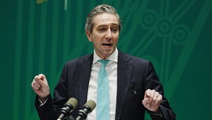 <p>Simon Harris said the “significant development” gave “credence and credibility” to the EU’s strategy which he said was defined by maintaining “cool heads”. Picture: PA</p>