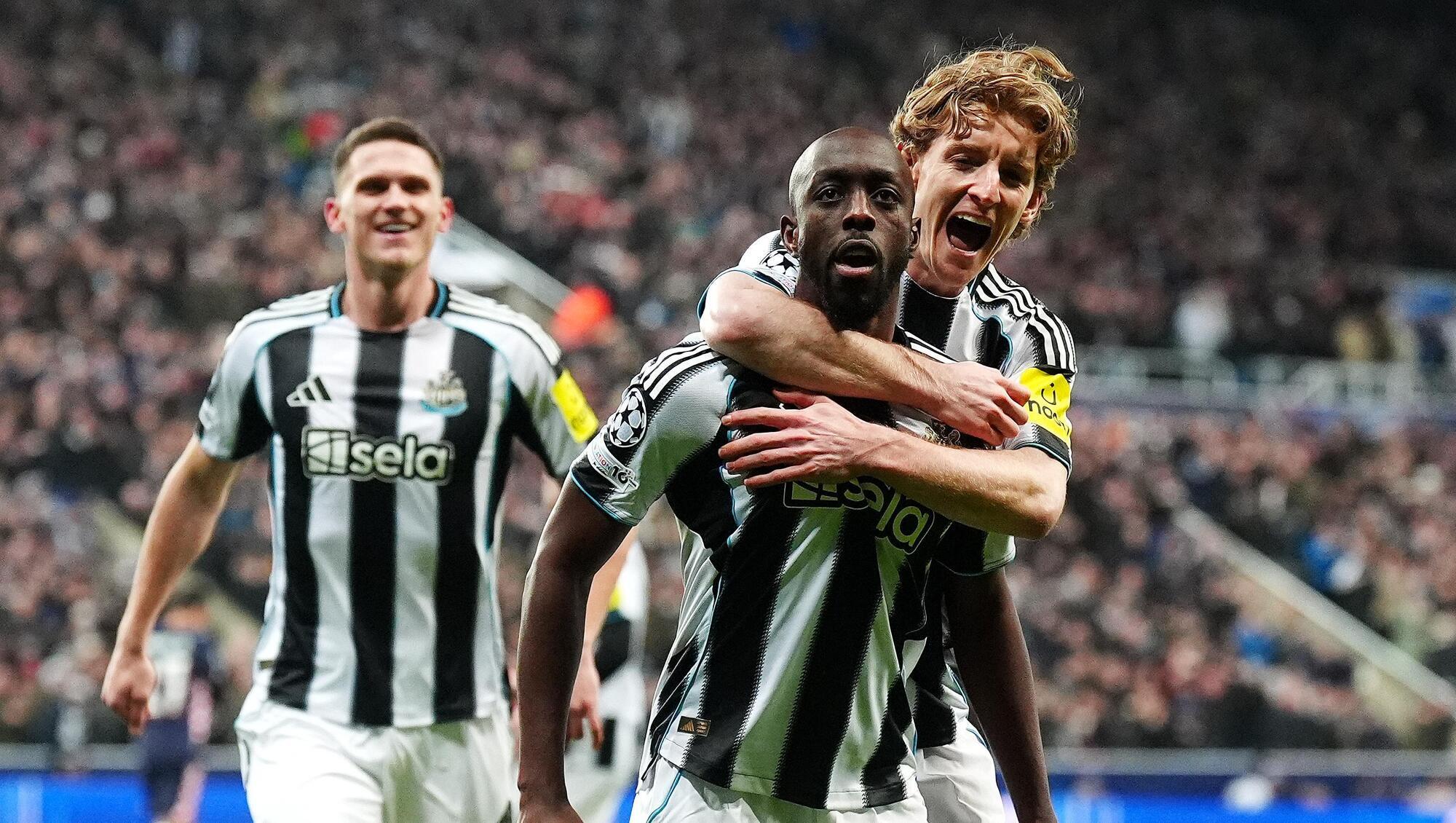 Yoane Wissa marks first Champions League start with opener in Newcastle win over PSV