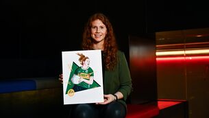 <p>KERRY GOLD: Kerry's Louise Ní Mhuircheartaigh at the launch of TG4's award-winning Laochra Gael series. Pic: Tyler Miller/Sportsfile.</p>
