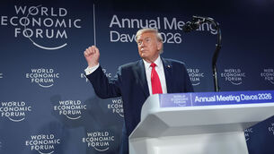 <p>President Donald Trump speaks during a meeting of Global Business Leaders at the Annual Meeting of the World Economic Forum in Davos, Switzerland, Wednesday, Jan. 21, 2026. Picture: AP Photo/Evan Vucci</p>