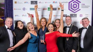 <p>The Kilkenny Design team, winners of Business of the Year at the CBA Cork Business of the Year Awards in 2025 Jane Wilmott, Michelle Creedon, Evelyn Moynihan, Sarah Mee, and Michelle O'Gorman, with Martin O'Brien of JCD, CBA president Dave O'Brien of Xeinadin, and Terence McSweeney of ELIS. Picture: Joleen Cronin</p> <p>The Kilkenny Design team, winners of Business of the Year at the CBA Cork Business of the Year Awards in 2025 Jane Wilmott, Michelle Creedon, Evelyn Moynihan, Sarah Mee, and Michelle O'Gorman, with Martin O'Brien of JCD, CBA president Dave O'Brien of Xeinadin, and Terence McSweeney of ELIS. Picture: Joleen Cronin</p>